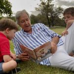 PRG Collins reading to grandkids