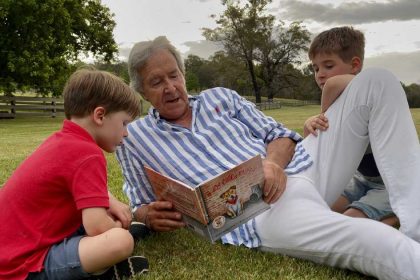 PRG Collins reading to grandkids