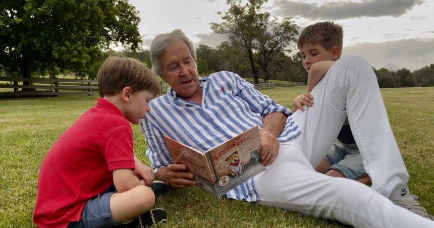 PRG Collins reading to grandkids