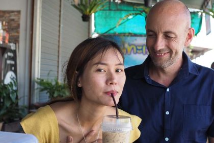 Former teacher with female student out drinking coffee together