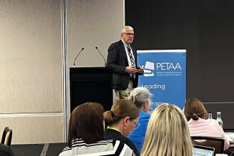 Tim Shanahan keynote at PETAA 2024 conference